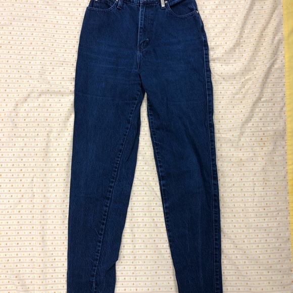Vintage Deep Blue Women's Skinny Jeans - Picture 1 of 6
